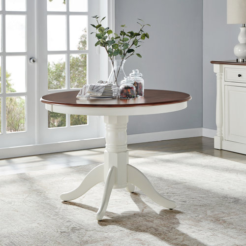 Round White Kitchen & Dining Tables You'll Love | Wayfair